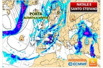 Natale con freddo e neve: le previsioni per il 25-26 dicembre